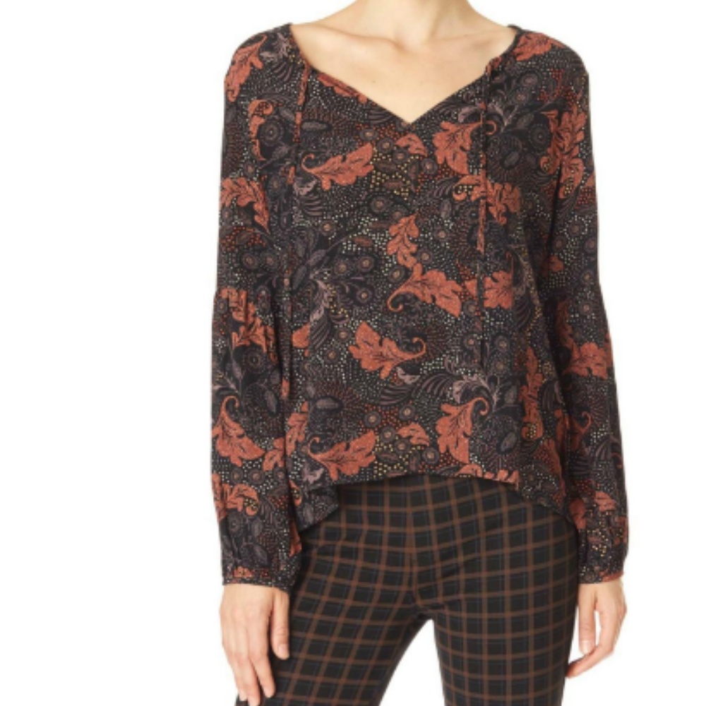 Sanctuary Printed Scarlet Floral Paisley Tunic